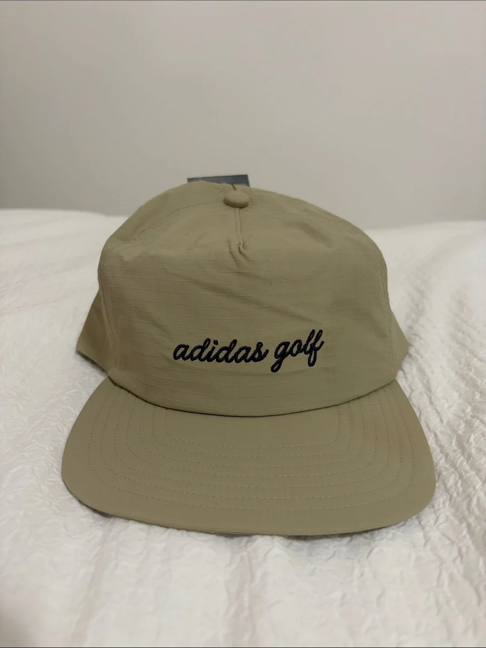 adidas khaki embroidered golf cap